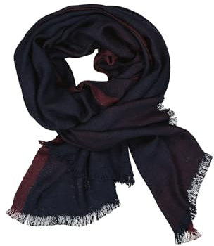 emilio adani Herren Herren Schal gemustert, Bordeaux, 37929, Bordeaux in Größe 111