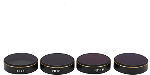 BuyWeek ND-Filter-Set, 4-teilig, Wasserdichter ND-Filter aus Aluminiumlegierung, Polarisationsfilter, Compatible with DJI Phantom 4PRO