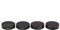 BuyWeek ND-Filter-Set, 4-teilig, Wasserdichter ND-Filter aus Aluminiumlegierung, Polarisationsfilter, Compatible with DJI Phantom 4PRO