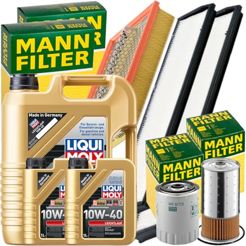 Inspektionspaket + 7L 10W-40 Motoröl für W124 E200
