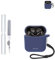 Silicone Protective Case for Tozo T6 In-Ear Bluetooth Headphones - Durable and Eco-Friendly Bluetooth Earphone Cover with Precise Holes and Charging Compatibility - Blue