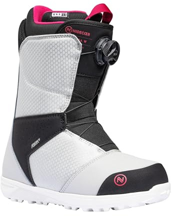 Nidecker Sierra W BOA Bottes de snowboard pour femme Gris Pointure 38