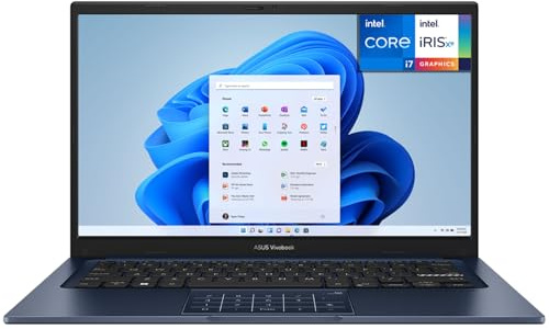 Asus Vivobook X1404VA-I712512 - Computer portatile FHD da 14, Intel Core i7-1355U, 12 GB di RAM, SSD da 512 GB, Windows 11, colore: Blu