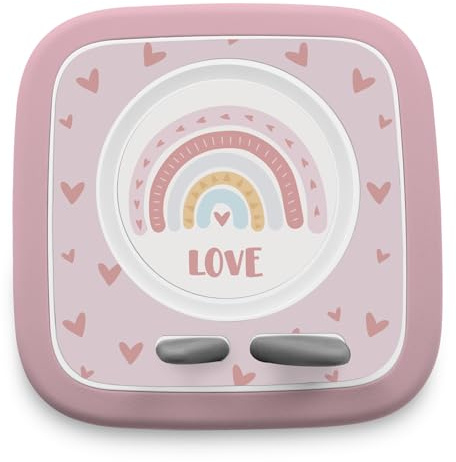 yabaduu Schutzfolie kompatibel mit Toniebox 2 Regenbogen Kratschutz Folie | Selbstklebendes Schutzcover passgenau mit Design Hülle für Kinder Spielzeug wasserfest, UV-beständig und langlebig Y015-33