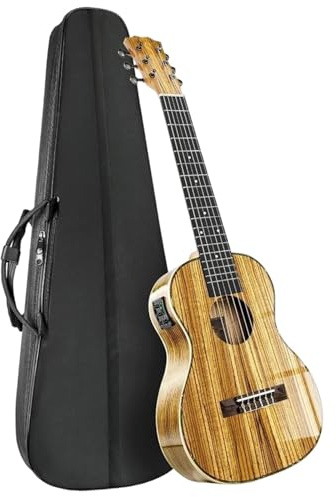 Ukulele Musikinstrumente 6 Saitige 30 Zoll Akustik Elektro Ukulele Mit Halsstab Für Musikbegeisterte Und Perfektionisten