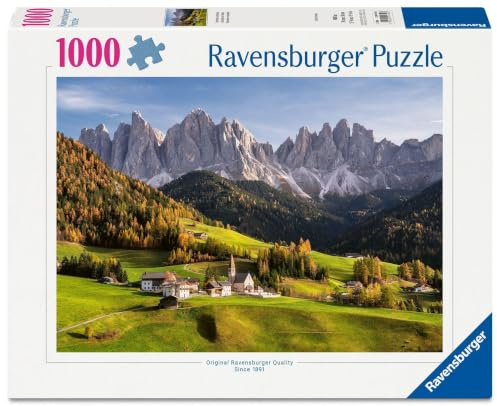 Ravensburger Puzzle Dolomiten im Herbst - 1000 Teile Puzzle für Erwachsene | 1000 Teile Puzzle, Erwachsenenpuzzle, Geschenk für Frauen und Männer