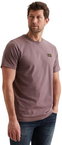 PME Legend Herren Rundhals T-Shirt Short Sleeve R-Neck American Classic, Größe:L, Farbe:PTSS2602599-4323 Moonscape