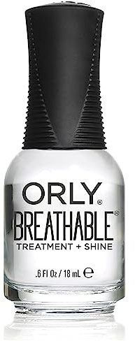ORLY Nagellack Breathable Farblos 18 ml – 1-Step Pflege & Farbe | Atmungsaktive Pflegeformel mit Arganöl, Vitamin B5 & C: pflegt die Nägel und kommt ohne zusätzlichen Base- und Topcoat aus