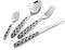 Eme Set 24pz Posate Vero Manhattan Bianco Made In Italy