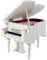 Miniatur Piano Delicated Holz Mini Instrument Ornament mit Bank und Fall, für Kinder oder Musiker Freunde