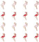 PH PandaHall 30pz Ciondolo Fenicottero Rosa Pendenti in Lega di Smalto Flamingo per Gioielli e mestiere e Decorazione Fai da Te, Oro Chiaro, Rosa, 26x14x2,5mm, Foro: 1mm, 15pcs/Color