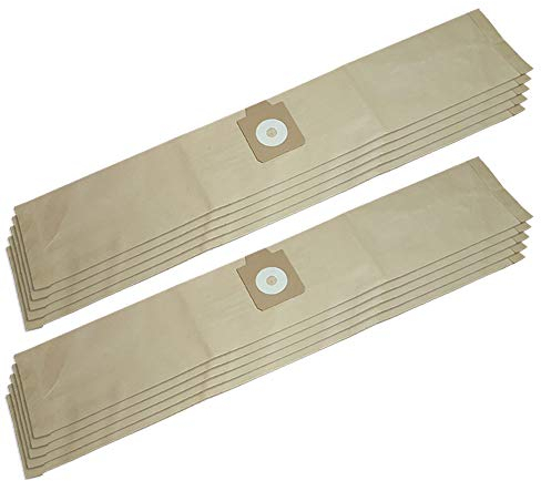 PakTrade 10 Sacs Aspirateur pour Nilfisk-Alto 115, 130, 135, 140 7015 040, 950, Ergo Clean, Euro, VP930
