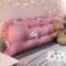 QBFT Single Doppelt Bett Dreieckiges Kopfteil Kissen Groß Abnehmbar Palettenpolster Dreieckig Baumwolle Atmungsaktiv Sofa Lesen Rückenlehne Kopfteil Mode Zum Haus DekorationF-180x20x50cm(71x8x20inch)