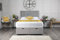 Comfy Deluxe LTD Plush Velvet Ottoman Storage Divan Bed Side Lift Open with Vertical Panel Apollo Headboard (4FT6 Double (140cm X 192cm), Silver)