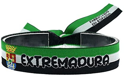 BDM Extremadura-Armband mit Schild, Extremadura-Eiche und Eichel, Modernes Unisex Armband mit Angelhaken Verschluss, 1 Stück, 15 cm x 1 cm x 1 cm, 2E+1 Gramm