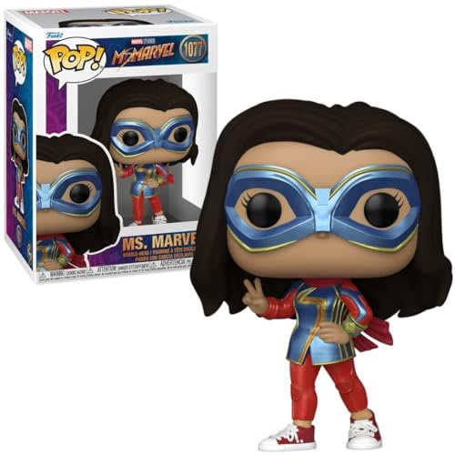 Funko POP! Marvel Ms Marvel #1077 Vinyl Figure Nue One Size