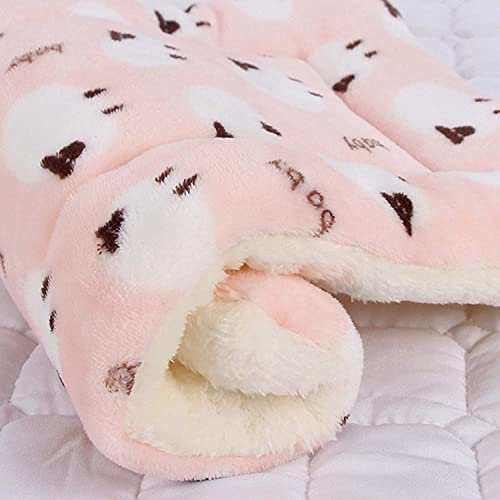 SENGHUI Cozy Calming Cat Blanket, Bed Self Heating Pet Pad, Ultra Soft and Warm Dog Mat Flannel Blankets for Indoor Cats, in A Variety of Sizes to Fit Most Pets (H,L)