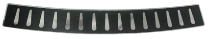 Ladekantenschutz Edelstahl kompatibel mit Ford Kuga II 2013-2020 Carbon Foliert Chrom 1 TLG