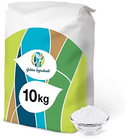 Golden Ingredients Zitronensäure 10 kg E-330 Citronensäure Pulver, Lebensmittelqualität, reinigen entkalken, konservieren