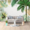 XAONUO Usine Papier Peint Photo 3D Optique Plantes Arbres Feuilles Trompe L Oeil | Déco Mural Tableaux Muraux Photo 140X70Cm Mural Décor Motif Poster Géant Stickers Muraux Optique Fond Effet