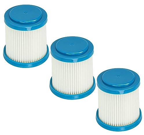 vhbw Filterset 3x Staubsaugerfilter Ersatz für Black & Decker 90606058-01 | VPFE 20, VPFE20 für Staubsauger - HEPA Filter Allergiefilter