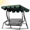 Vigevee Ersatzdach Universal Sonnendach für Hollywoodschaukel UV-Schutz 210x145cm Dach für Gartenschaukel Erastzbezug Grün Dachplane Wasserdichtes für 3-Sitzer