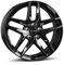 Borbet Felge Z 7.5x18 ET44 5x112 black glossy Z 75844112566,6BG