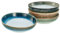 CreaTable, 17547, Serie Cascade, 4-teiliges Geschirrset, Poke Bowl Set aus Steinzeug, spülmaschinen- und mikrowellengeeignet, Qualitätsproduktion