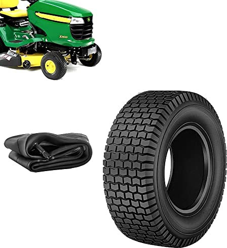 1 pneu 13 x 5,00 – 6 + chambre à pneus renforcés 4 PR pour remorqueur à gazon jardin machines agricoles