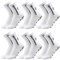 LAUMOE 6 Paare Grip Socken Fussball, Fußball Socken, Football Socks, Socken Fussball Fußballsocken 39-44 Rutschfeste Sportsocken für Fussball Basketball Laufen