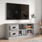 FIRBNUS TV-Schrank Grau Sonoma 102x35,5x47,5cm Holzwerkstoff Industrial Möbel TV Lowboard Holz TV Unterschrank TV Cabinet TV Lowboard Holz Kommode Holz TV Kommode Sideboard Holz Sideboard Industrial