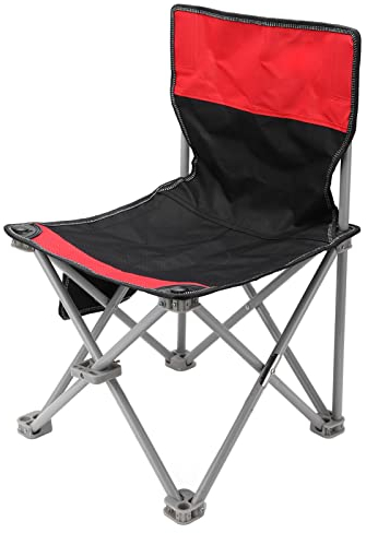 Nimomo Angelstühle, Zusammenklappbar, Tragbar, Kompakt, Klappstuhl, Campingstuhl Mit Edelstahlrahmen, Tasche Für Outdoor-Sandstrandangeln