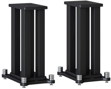 Floor Speaker Stand Monitor Speaker Stands For Surround Sound TV Hi-Fi And Home Cinema Stands (pair) For Av Amp/Turntable/Sky Box/Xbox One/Printer (Color : Black, Size : 30 * 35 * 40cm)