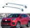 TYUMGXIAO 2Stück Auto Dachträger Querträger für Kia Sportage (QL, QLE) 4th 2016-2021, Dachgepäckträger Alu Dachgepäckablage Gepäcktransport Reisen Camping Zubehör,A/Silver