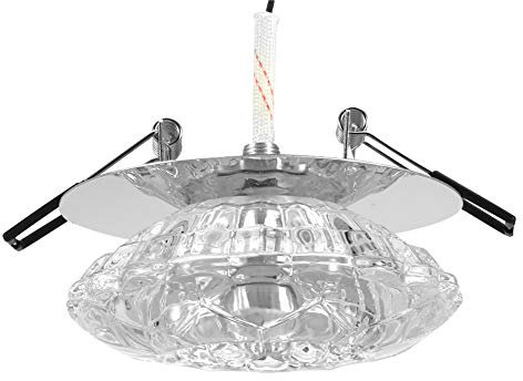 Xiuganpo 3W LED-Kristallglas-Deckenleuchte, Moderne Kristallglas-LED-Deckenleuchte für Zuhause für Zuhause, Wohnzimmer, Schlafzimmer, Büro, Bar Einbau-Downlight-Leuchte für den