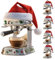 Weihnachtsbaumkugel Kaffeeautomat, 5 X Christbaumschmuck Acryl Anhänger, Weihnachten Baumkugeln Espresso Maschine, Flaches 2D-Dekorornament, Anhänger Für Autoschmuck