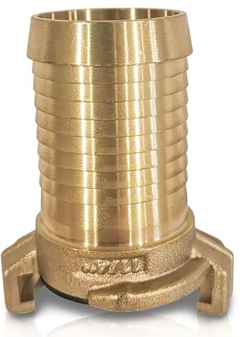 PipeSan – Raccord express laiton 1 1/4ʺ (DN32) Système Geka – Lot de 1 | Coupleur rapide filetage BSP 32 mm | Compatible Gardena | Étanche eau potable | 10 bar / 120 °C