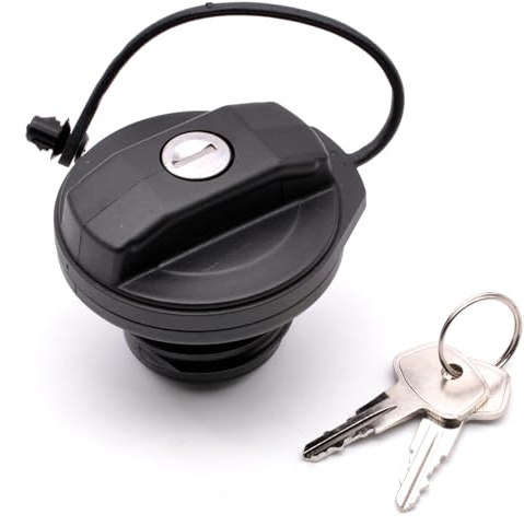 HAOTOM Tankdeckel Kraftstofftankdeckel mit Schloss Für Land Rover Defender TD5 TD4 TDCi 90 110 130 1999-2016 LR032977 WLD500200