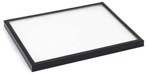 Echtglas-Vitrine für Orden, Abzeichen & Sammlerstücke mit weißem Vlies | Außenmaß 415 × 315 × 30 mm I SAFE 8316