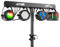 MAX LED Partybar 9 DJ Lichtanlage, Bühnenbeleuchtung Set auf Stativ, Discolicht, Partylicht mit Jelly Moon, PAR Spot, Derby, Stroboskop, DMX, Musikgesteuert Lichteffekte