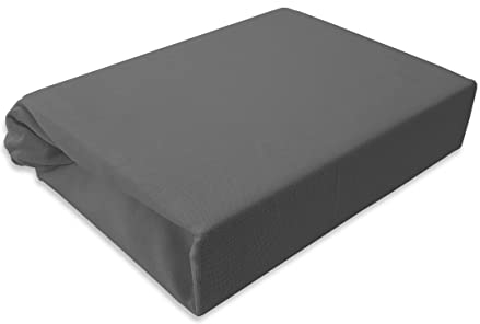 Spannbettlaken Kinderbett Jersey 60x120 70x140 80x160 Top Qualität Hohe Gewicht 180g/m2 (80x160, Anthrazit)