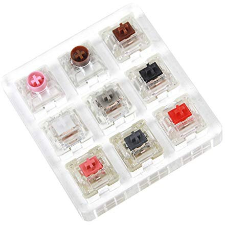 YMDK 9 Tasti Cherry Gateron Kailh Outemu Interruttori Silenziosi Strumento di Prova Albero Tester Interruttore