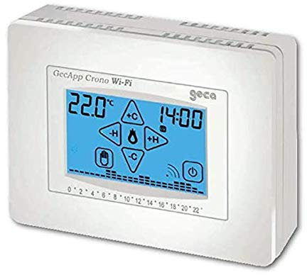 Cronotermostato Green Wi-Fi display touch screen da incasso CR156 Bianco - GECA S.R.L. 35282384