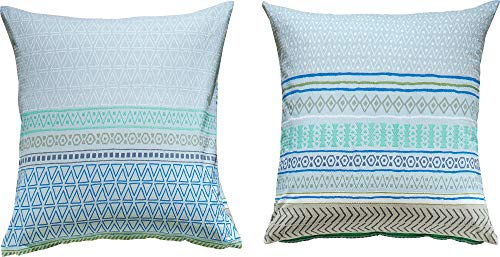 Erwin Müller Kissenbezug Seersucker blau Größe 80x80 cm