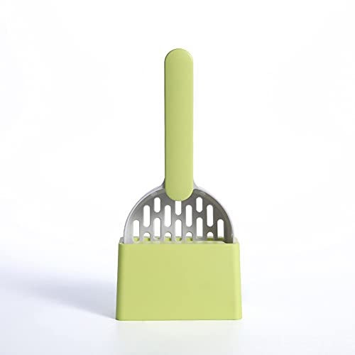 croselyu Paletta per lettiera per gatti e gatti, strumento di pulizia per la pulizia della cacca di alta qualità, in plastica ABS resistente e facile da pulire, 1 pezzo (baseb)