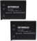 EXTENSILO 2X Akku kompatibel mit Medion MD87366, MD87657, MD87857 Kamera (700mAh, 3,7V, Li-Ion)