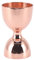 Jigger pour Barman, 60/30ml Bar Jigger Cocktail Jigger, Acier Inoxydable Large Ouverture Double Jigger Outils de Mesure de L'alcool Bell Style Cups Measuring Jigger(30/60ml Or Rose)