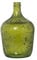 DRW Jarron de Vidrio Reciclado con Forma de garrafa de 4l en Verde 18x30cm