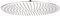 WIFESE Regenduschkopf Edelstahl 50 cm Rund Wassersparender Duschkopf Regendusche Duschkopf Energiespar Duschkopf Duschbrause Shower Head Duschbrause Einfache Einstellung Des SprüHwinkels