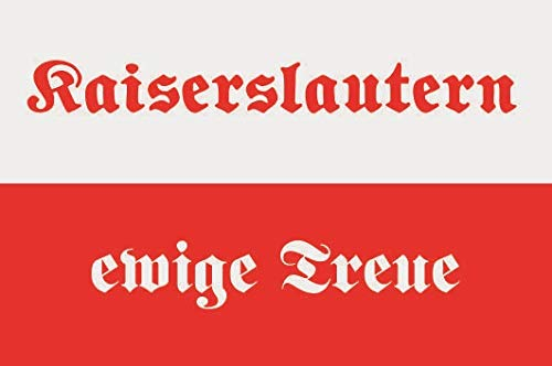U24 Aufkleber Kaiserslautern ewige Treue Flagge Fahne 8 x 5 cm Autoaufkleber Sticker